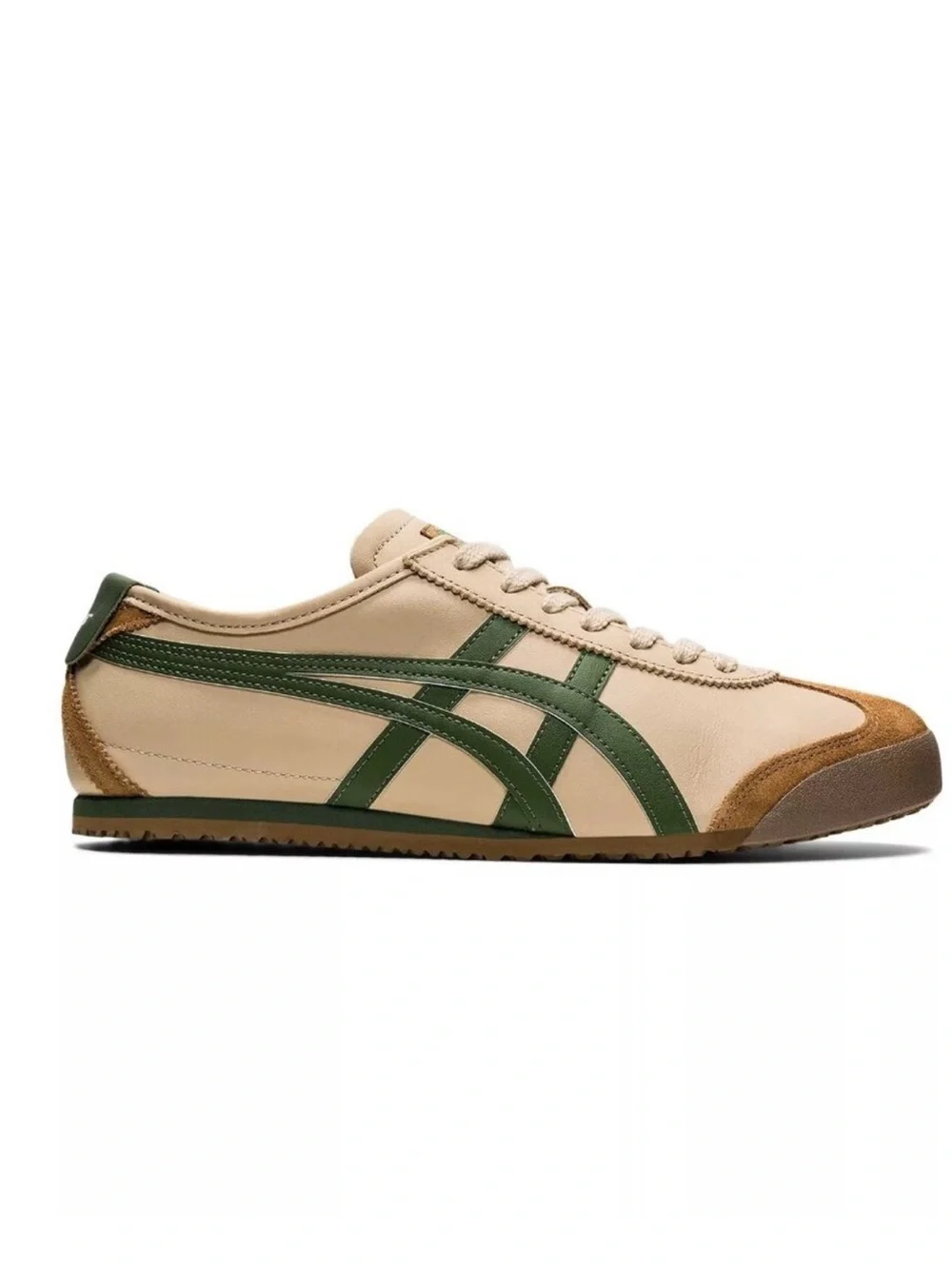 NWOT Onitsuka Tiger MEXICO 66 in Beige/Grass Green Men’s Size 11